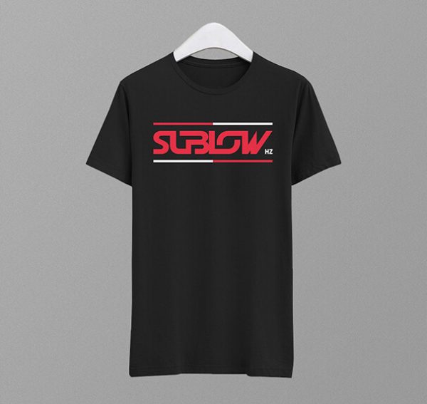 Sublow HZ T-shirt - black/red/white