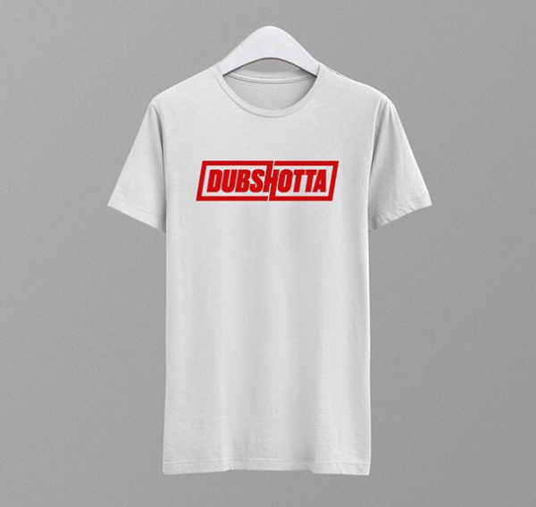 DubShotta T-shirt - White/Red/Big Logo