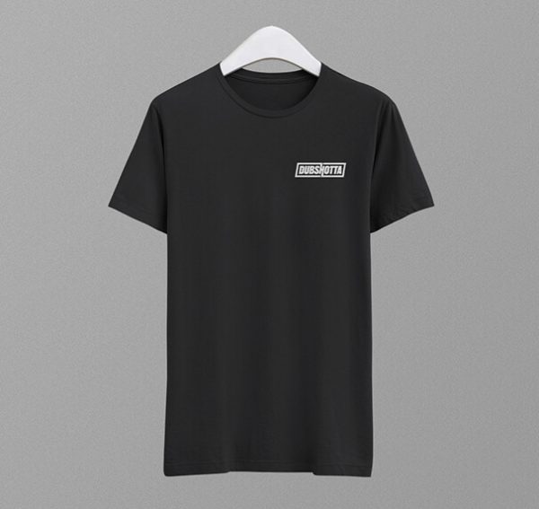 DubShotta T-shirt - Black/White/Small Logo